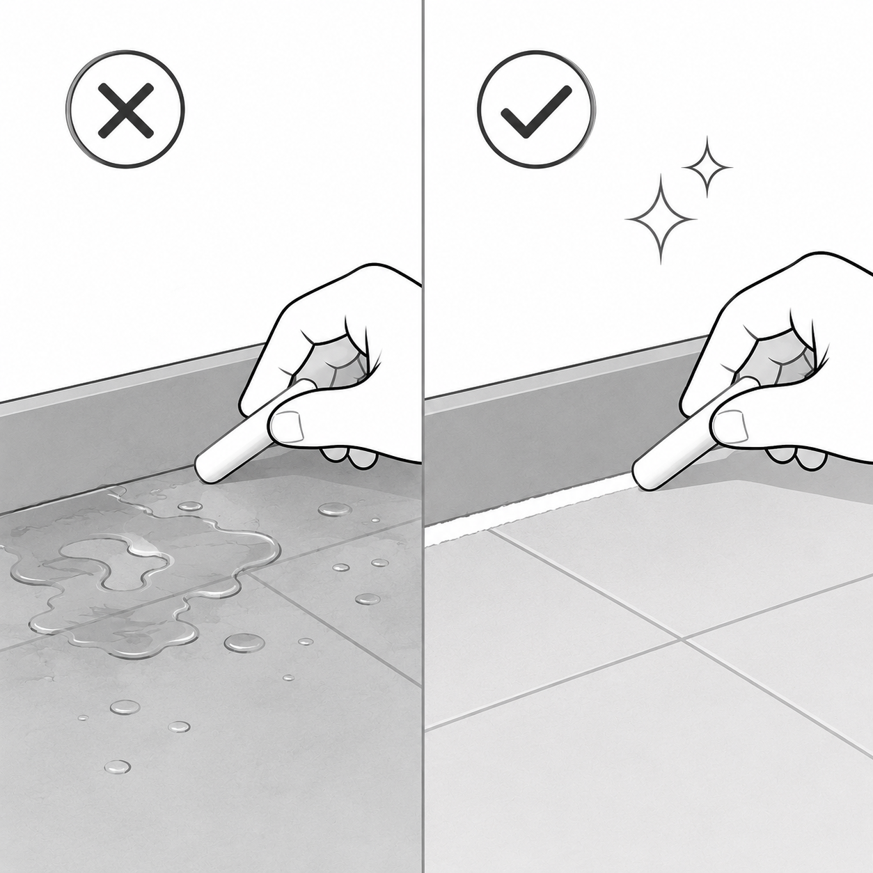 Avoid Wet Areas